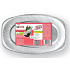 Vigo Aluminium Grill ovales Tablett, 35 x 24 cm, 2 Stück