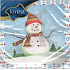 Waldpapierservietten 1 Lage 33 x 33 cm 20 Stück Weihnachtsschneemann