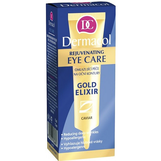 Dermacol Gold Elixir Verjüngende Augenpflege mit Kaviar 15 ml