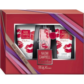 Naomi Campbell Cat Deluxe Mit Küssen Eau de Toilette 15 ml + Duschgel 50 ml + Körperlotion 50 ml, Geschenkset