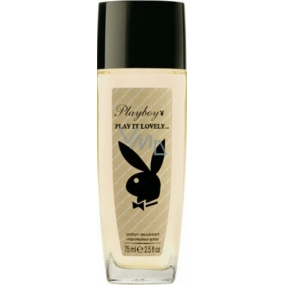 Playboy Play It Schönes parfümiertes Deodorantglas für Frauen 75 ml