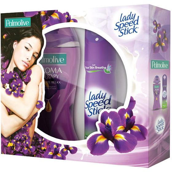 Palmolive Duft der Blumen Absolute Relax Duschgel 250 ml + Antitranspirant Spray 150 ml, Kosmetikset