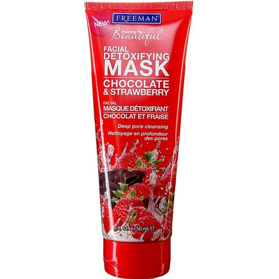 Freeman Feeling Beautiful Schokoladen- und Erdbeer-Entgiftungs-Gesichtsmaske 150 ml