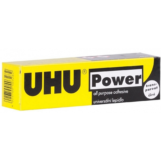 Uhu Power Transparent Klarer universeller wasserdichter Kontaktkleber sehr stark 42 g