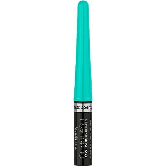 Miss Sports Studio Lash Color flüssiger Eyeliner 002 Türkis 3,5 ml