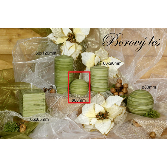 Lima Wellness Kiefernwald Aroma Kerzenball 60 mm 1 Stück