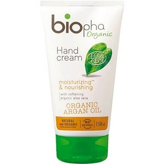 BioPha Bio Arganöl Handcreme 98% natürliche Inhaltsstoffe 150 ml