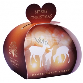 English Soap Sobi - Merry Christmas Natürliche parfümierte Seife mit Sheabutter 3 x 20 g
