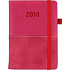 Albi Diary 2018 mit Bleistift elastisch Pink halbiert 10,3 cm × 14,5 cm × 1,4 cm