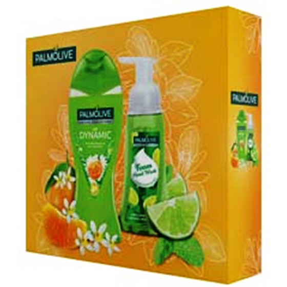 Palmolive Dynamic Duschgel 250 ml + Lime Mint Schaumseife 250 ml, Kosmetikset