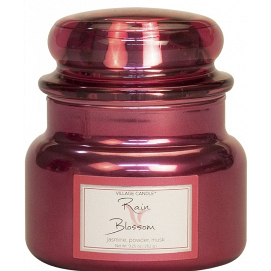 Village Candle Rain Blossom Duftkerze im Glas 2 Dochte 262 g