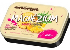 Energit Magnesium Pineapple Vitamin Tabletten gegen Müdigkeit und Erschöpfung von 42 Tabletten