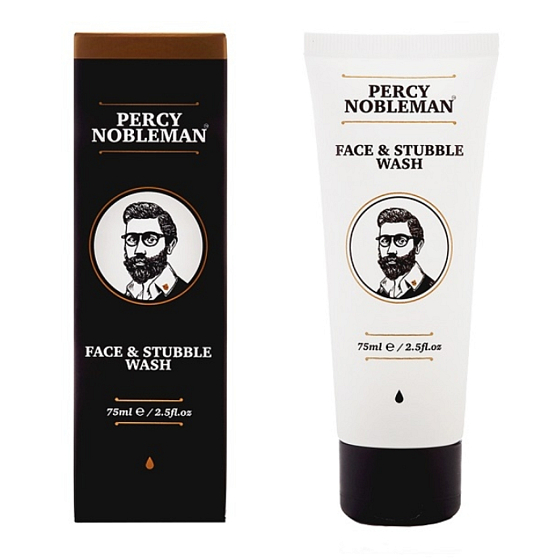 Percy Nobleman Kokos- und Bartreinigungsgel mit Kokosnuss und Glycerin 75 ml