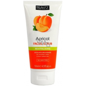 Beauty Formulas Revitalizing Apricot - Aprikosen-Gesichtspeeling für alle Hauttypen 150 ml