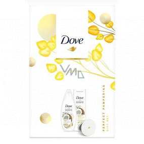 Dove Nourishing Secrets Caring Ritual Kokosnuss-Duschgel 250 ml + Körperlotion 250 ml + Spiegel, Kosmetikset