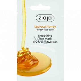 Ziaja Tapioca Honey Glättende Gesichtsmaske mit Tapioca Honey für trockene und empfindliche Haut 7 ml