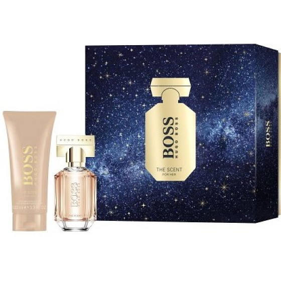 Hugo Boss Boss The Scent Eau de Parfum für Frauen 30 ml + Bodylotion 50 ml, Geschenkset für Frauen