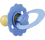 Flora Kinder-Latex-Schnuller, rund mit Ring, 1 Stück