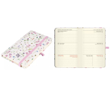 Albi Diary 2025 Taschenkalender mit Gummiband - Wiesenblumen 9,3 x 15 x 1,3 cm