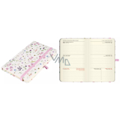 Albi Diary 2025 Taschenkalender mit Gummiband - Wiesenblumen 9,3 x 15 x 1,3 cm