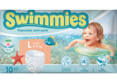 Swimmies Schwimmwindeln 12-17 kg, 10 Stk
