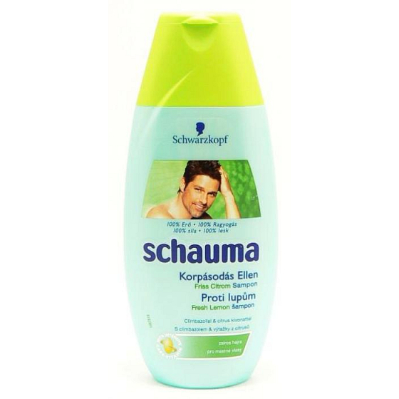 Schauma Fresh Lemon Anti-Schuppen-Haarshampoo für Männer 400 ml