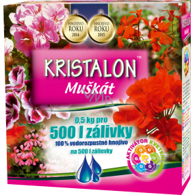 Agro Kristalon Muskat, Dünger für Geranien, 500 g Agro Kristalon Muskat, Dünger für Geranien, 500 g