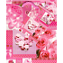 Nekupto Geschenk Papiertüte 14 x 11 x 6,5 cm Rosa Rosen 1 Stück 804 30 BS