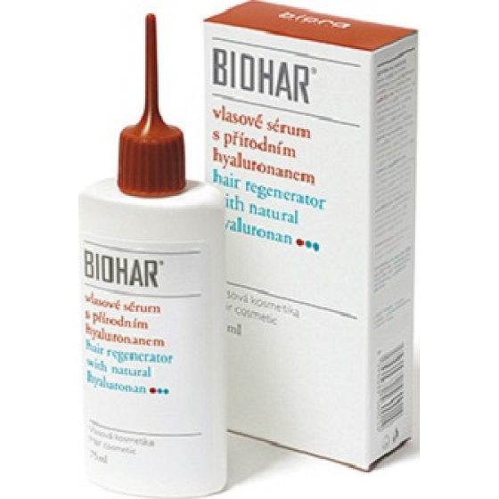 Biohar Haarwuchsserum mit natürlichem Hyaluron gegen Haarausfall 75 ml