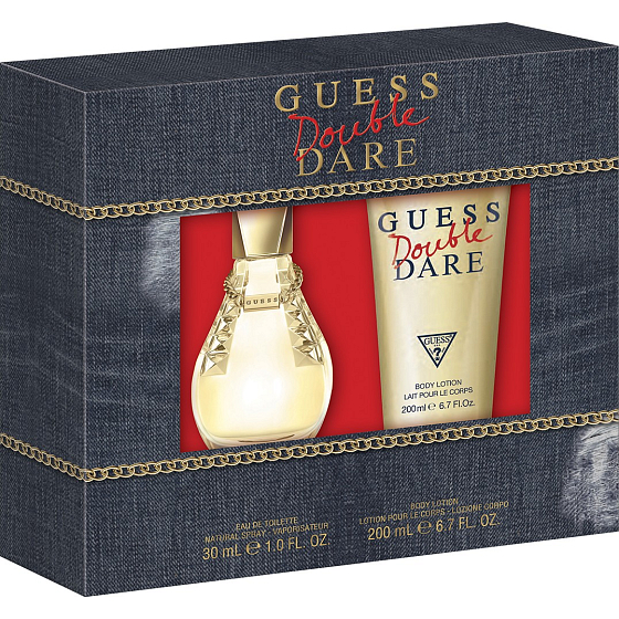 Guess Dare Doppelte Eau de Toilette für Frauen 30 ml + Körperlotion 200 ml, Geschenkset