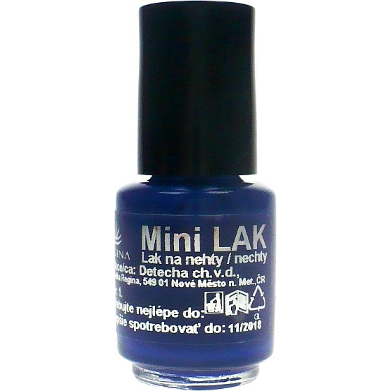 Regina Tricolor Mini Nagellack Blau 5 ml