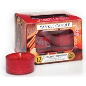 Yankee Candle Christmas Memories - Weihnachtserinnerungen dufteten Teelicht 12 x 9,8 g