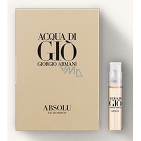Giorgio Armani Acqua di Gio Absolu parfümiertes Wasser für Männer 1,2 ml mit Spray, Fläschchen