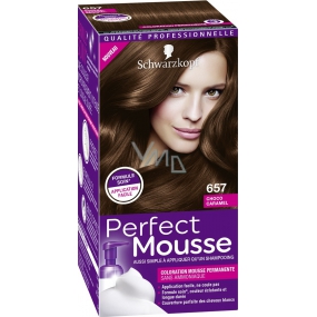 Schwarzkopf Perfect Mousse Permanent Schaumfarbe Haarfarbe 657 Schokoladenkaramell