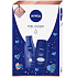 Nivea Feel Good pflegende Körperlotion für Frauen 250 ml + Creme Care Duschgel 250 ml, Kosmetikset