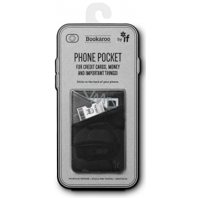 If Bookaroo Phone Pocket Case - Handytasche für Dokumente schwarz 195 x 95 x 18 mm