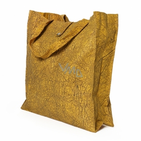 Albi Eco Tasche aus waschbarem Faltpapier - gelb 37 cm x 37 cm x 9,5 cm