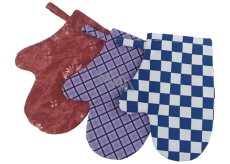 ProDům Küchenhandschuhe mit Schleife verschiedene Farben und Motive 1 Stück