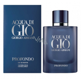 Giorgio Armani Acqua di Gioia Profondo parfümiertes Wasser für Männer 75 ml