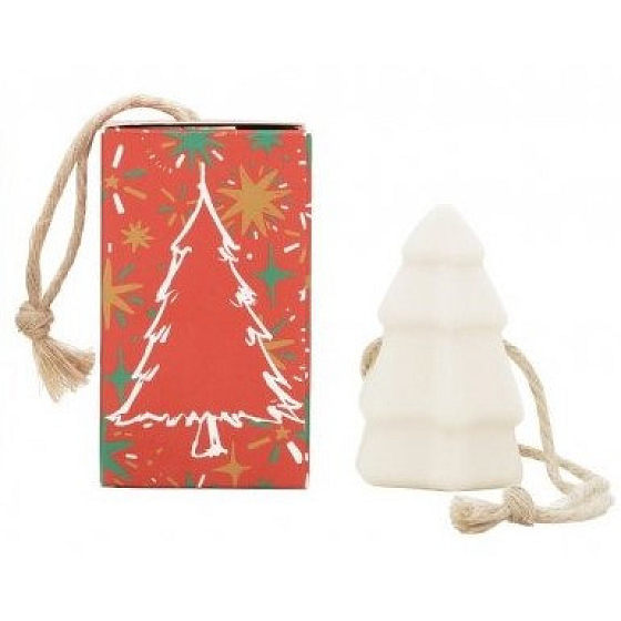 Castelbel Weihnachtsbaum hängende Toilettenseife - rot 80 g
