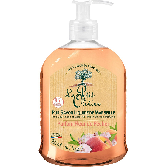 Le Petit Olivier Pfirsichblüte Flüssigseifenspender 300 ml