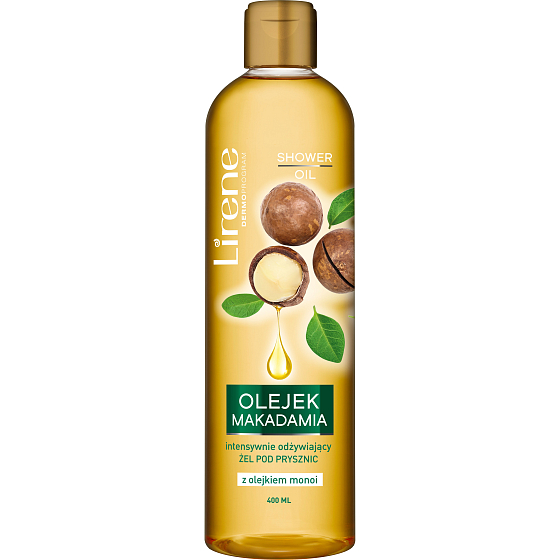 Lirene Duschöl mit Macadamia- und Monoi-Öl 400 ml