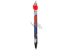 Colorino Gummierter Stift Spiderman rote Spinne, blaue Mine 0,5 mm