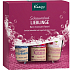 Kneipp Šťastné koupání pěna do koupele Hluboké uvolnění 100 ml + Staré dobré časy 100 ml + Mandlové květy 100 ml, kosmetická sada