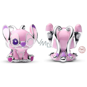 Charm Sterlingové stříbro 925 Disney Lilo a Stitch anděl s motivem Stitch, korálek na náramek film Charm Sterlingové stříbro 925 Disney Lilo a Stitch anděl s motivem Stitch, korálek na náramek film