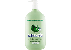 Schauma šampon 7 Herbs Freshness pro normální až mastné vlasy, 750 ml