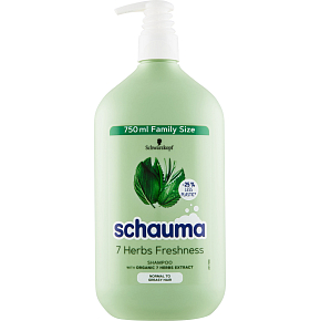 Schauma šampon 7 Herbs Freshness pro normální až mastné vlasy, 750 ml Schauma šampon 7 Herbs Freshness pro normální až mastné vlasy, 750 ml