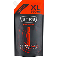STR8 Red Code Doypack Duschgel für Männer 550 ml