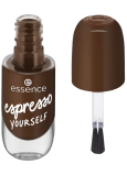 Essence Lak na nehty s gelovým povrchem Colour 86 Espresso Yourself 8 ml