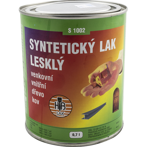 HB-Lak S1002 Glanz, transparenter universeller synthetischer Lack, glänzend, 700 ml